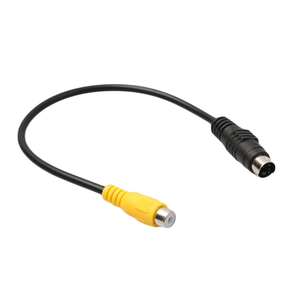 4 контактный S видео штекер для AV TV RCA разъем мама M к F композитный видеоадаптер