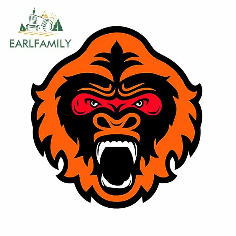 

EARLFAMILY 13 см x 12,6 см для орангутана, мотоцикла, искусственный материал, наклейка «сделай сам», водонепроницаемый, подходит для украшения фурго...