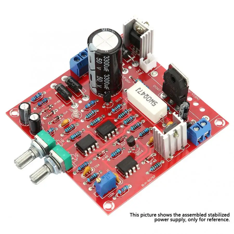DC Регулируемый источник питания DIY Kit 0-30V 2mA-3A регулируемый ток ограничения защиты для школы, школы, образования, лаборатории