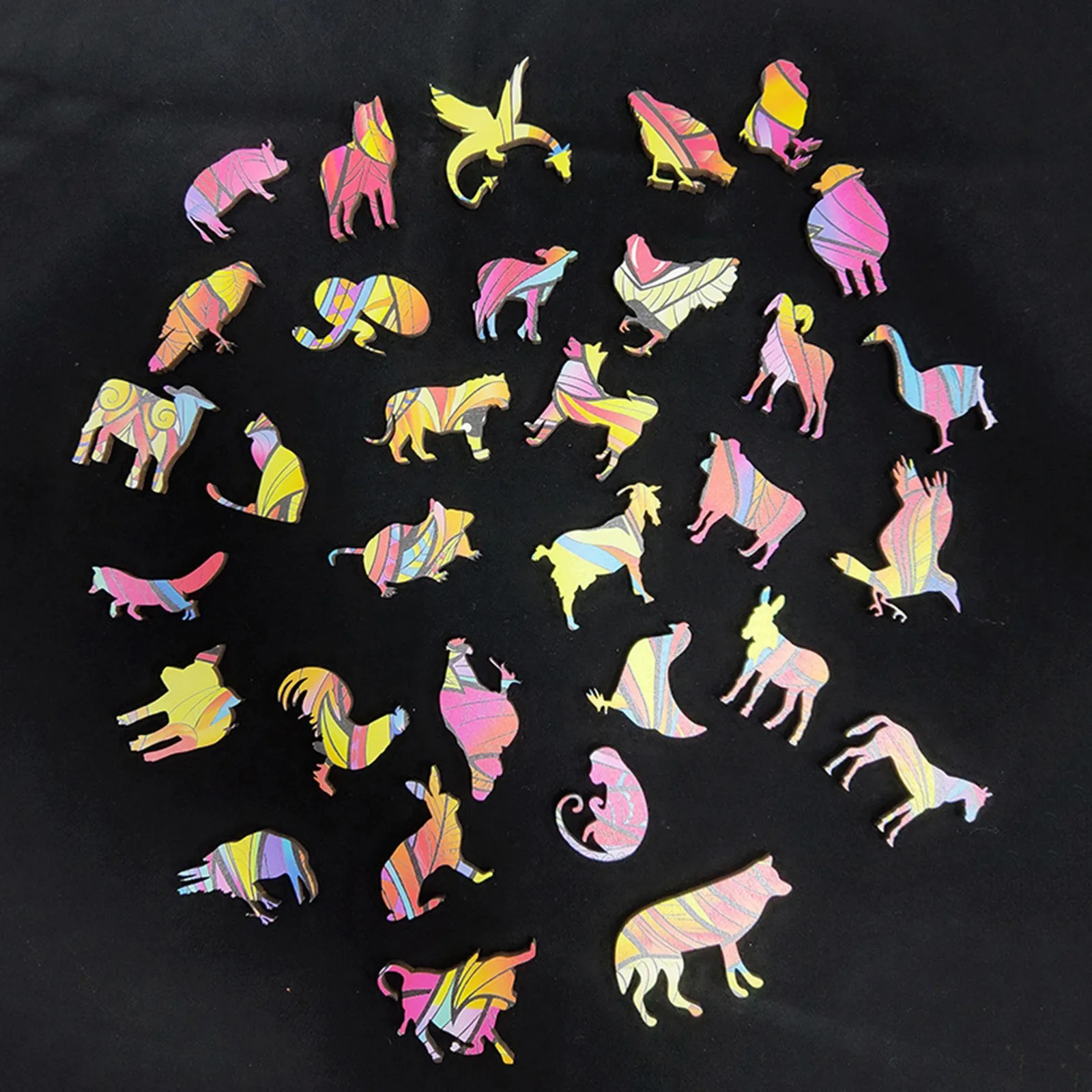 

Fast Delivery 3D Puzzles Jigsaw Wooden Animal Shaped Card Jigsaw For Kids Toys Gifts Family Education Puzzle Game Quality Decor
