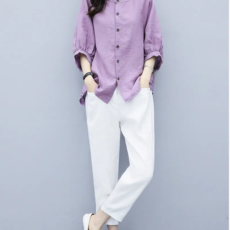 

New Women's Clothes of 2020 Two-piece Jacket + Nine-minute Trousers Casual Fashion Suit