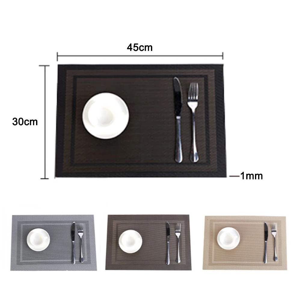 Прямоугольные экологически чистые водонепроницаемые коврики из ПВХ с защитой от