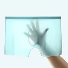 Сетчатое нижнее белье для мужчин, дышащие летние шорты, трусы, ультратонкие сексуальные трусы, удобные боксеры, мужские трусы