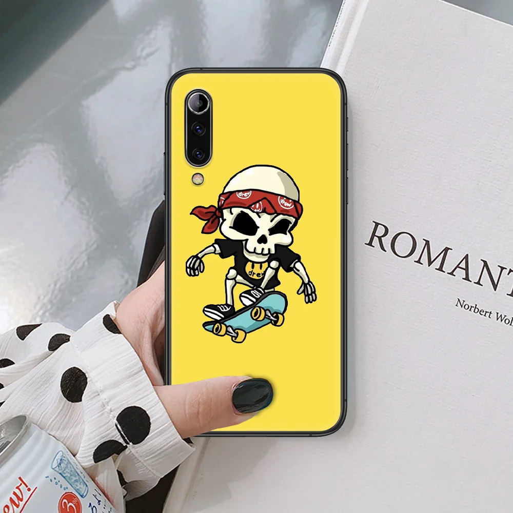 

Drew House Justin Bieber Phone Case For Xiaomi Mi Note 10 A3 9 MAX 3 A2 8 9 Lite Pro Ultra Black black Back Soft Cover Fashion