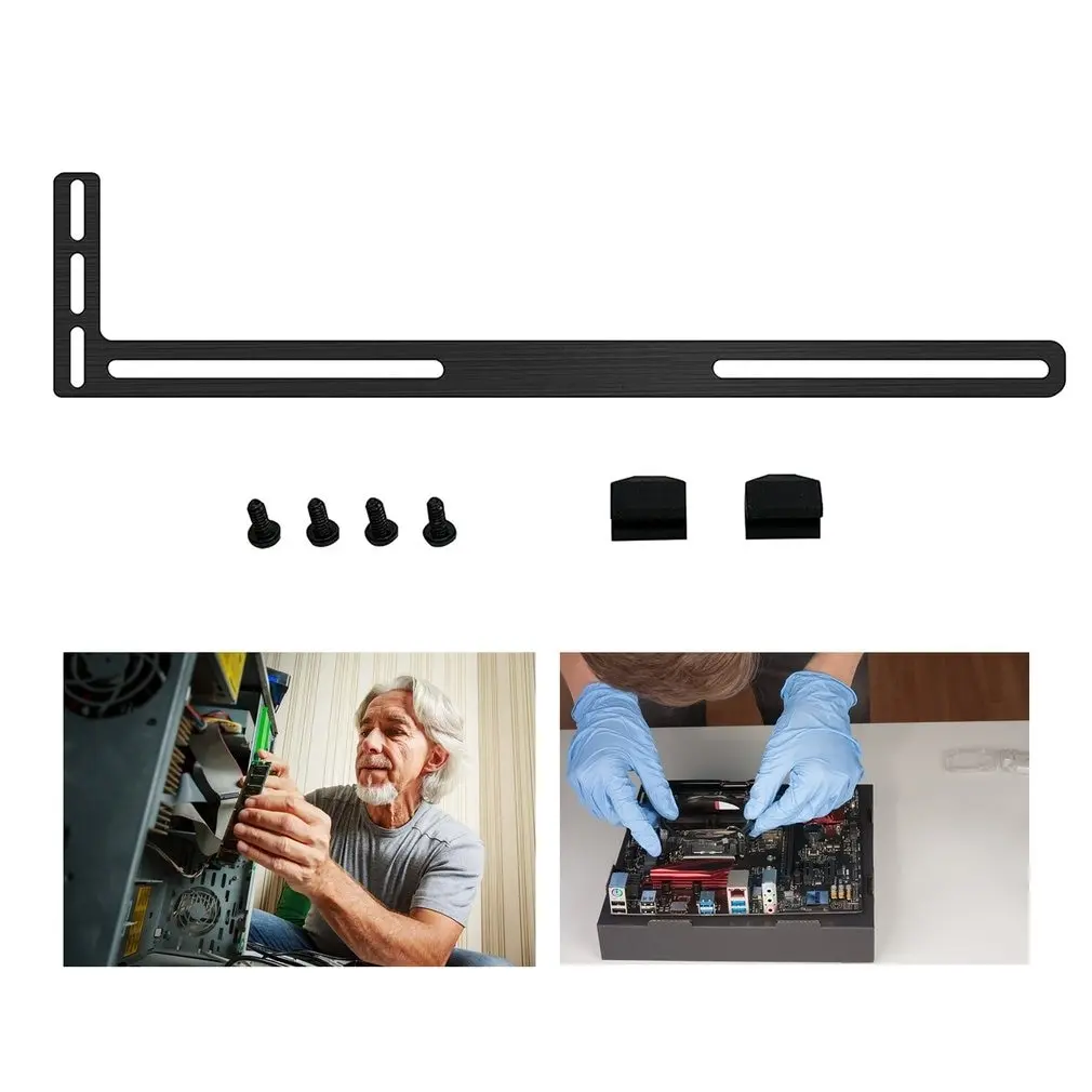 

New Arrival Durable Graphics Card Bracket Aluminum Bracket L-shaped Support Bracket Universal Graphics Card Radiator
