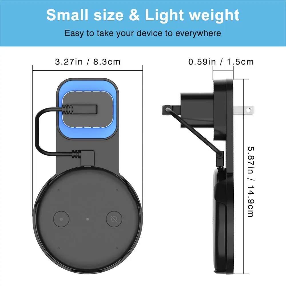 Настенный держатель для Amazon Echo Input Socket Bracket энергосберегающие аксессуары спальни