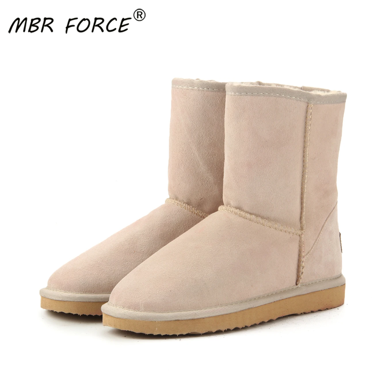 MBR FORCE/женские классические зимние сапоги из натуральной воловьей кожи на меху