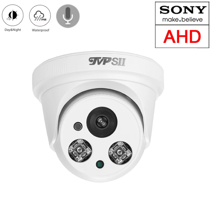 Камера видеонаблюдения AHD белого цвета с двумя светодиодами 4K 8 Мп 5 МП 4 2 МП|security