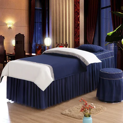 Массажный стол юбка электронная простыня для массажа набор 4 шт квадратная