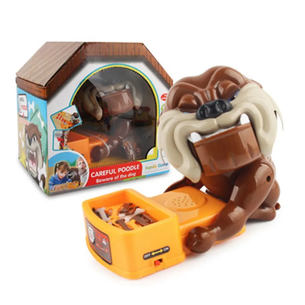 

Creative Tricky Novelty toys Beware of the bad dog table games biting toys /biting big gray wolves/biting the tiger dog