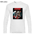 Обычные хлопковые футболки, мужские металлические сердца Udo, тяжелый металлический Длинный топ с круглым вырезом, футболка