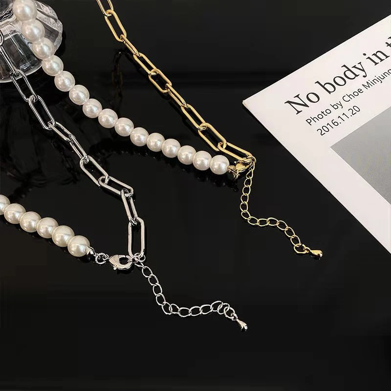 

2021 Fashion New Retro Style Pearl Round Necklace Simple And Exquisite Temperament Female Romantic Jewelry Gift