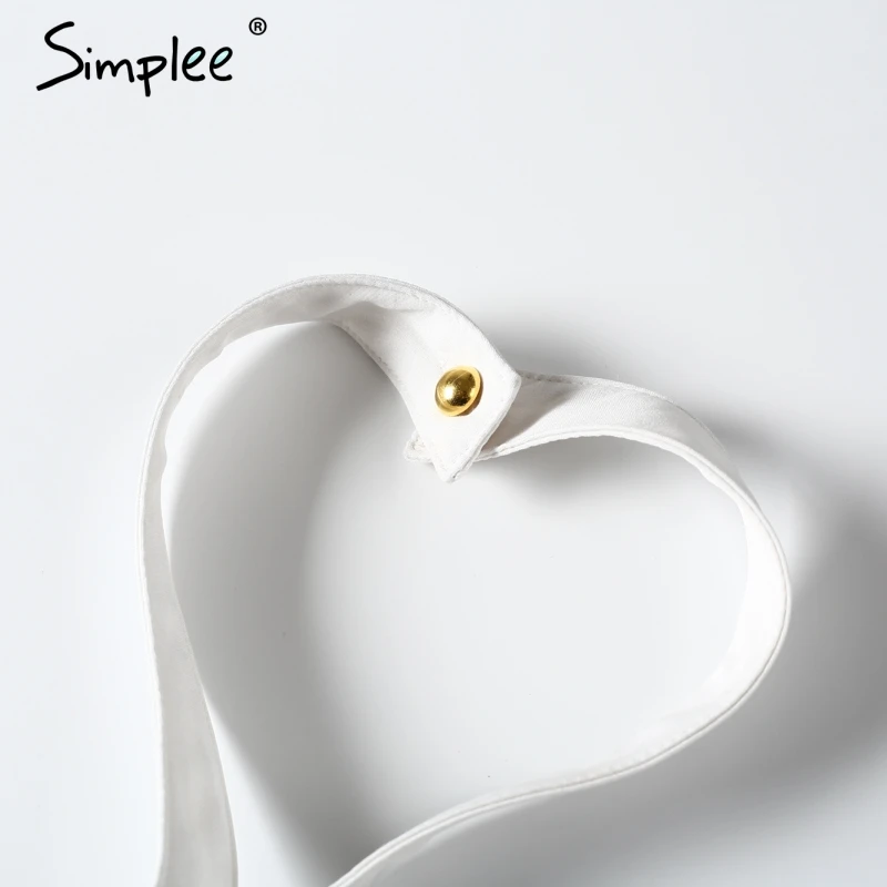 Женская блузка Simplee с открытыми плечами женская рубашка бретельками крест