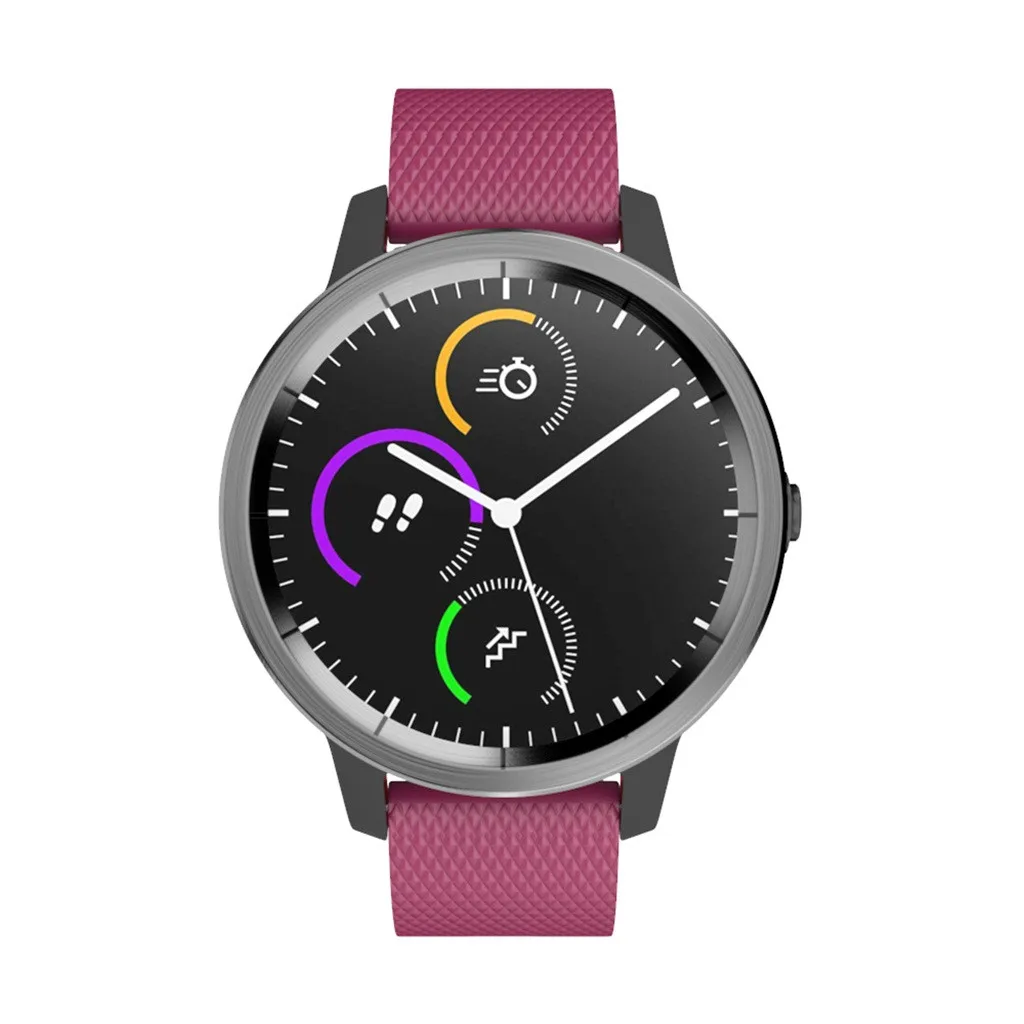Маленький силиконовый ремешок на запястье для Garmin Vivoactive 3, браслет, Смарт-часы, ремешок для мужчин, Т-образный ремешок для женщин и мужчин, спортивный ремешок для часов, 19Aug