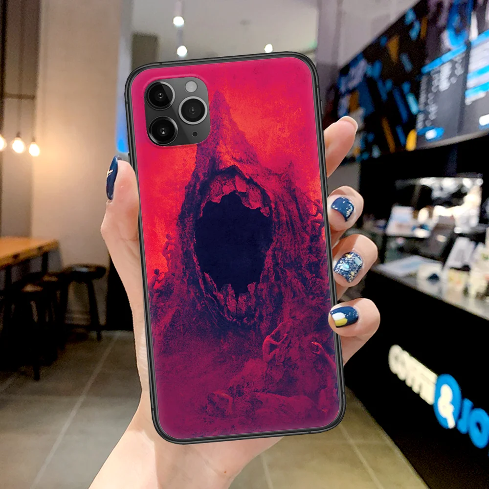 

Death Band Phone Case For Iphone 4 4s 5 5S SE 5C 6 6S 7 8 Plus X XS XR 11 12 Mini Pro Max 2020 black Prime Tpu Funda Soft Back