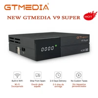 gtmedia v9 super digital tv satellite receiver dvb s2 h 265 dre biss key pk freesat v7s hd v8 nova x96 mini same as v9 super