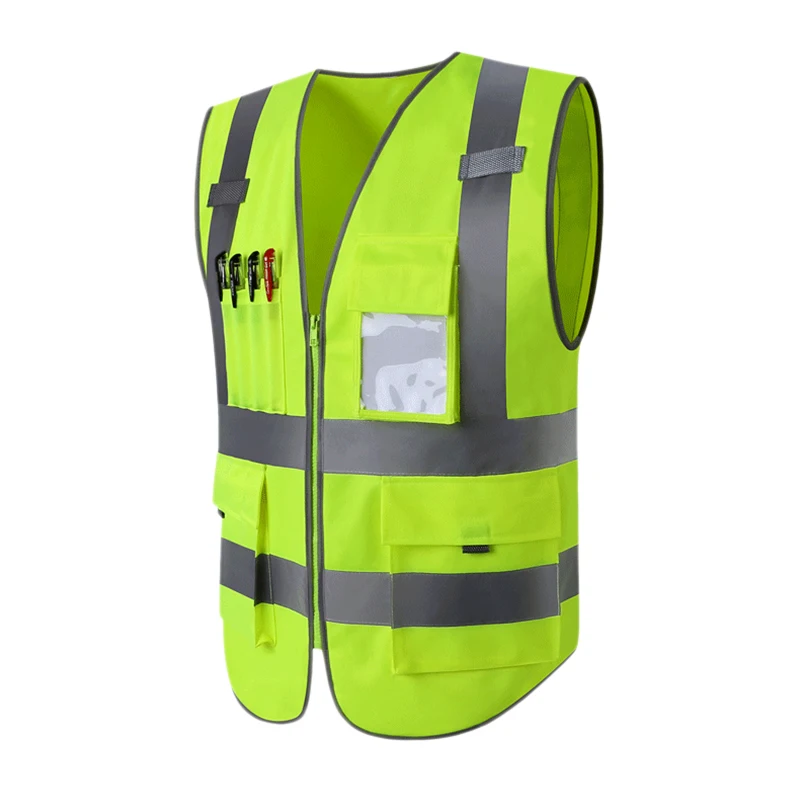 ГОРЯЧАЯ HG-высокая видимость светоотражающий жилет безопасности с несколькими