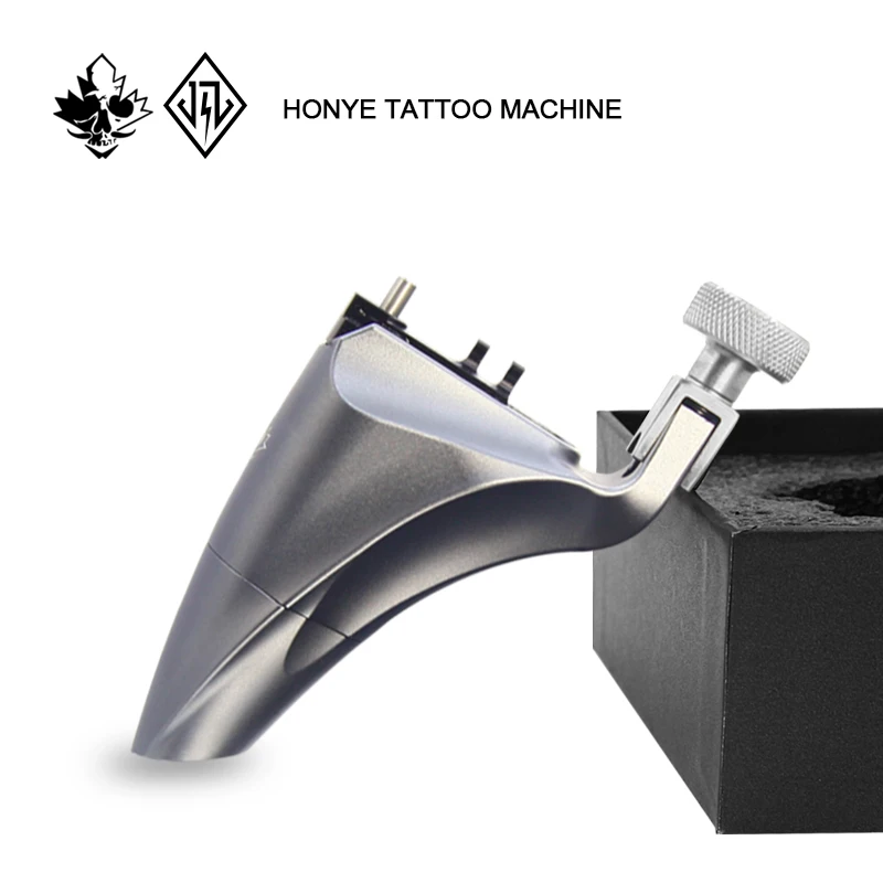 Hongye роторная Татуировка Mahine Kit Liner и Shader CNC материал мотор тату машина пистолет JZ