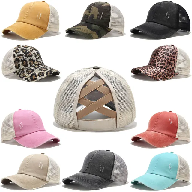 Ponytail Baseball Cap Women 1