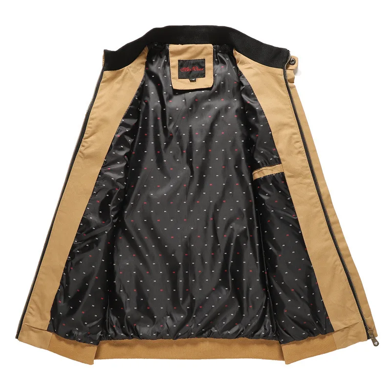 

2020 new spring and autumn cotton washed men's jacket youth fashion casual male coat windbreaker overcoat outerwear outergarment