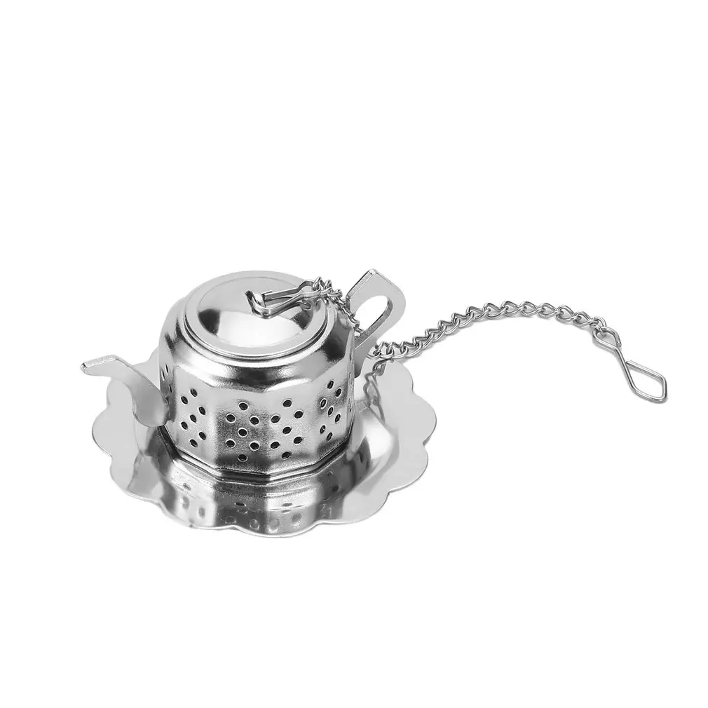 Практичный милый прочный 304 из нержавеющей стали чайный горшок для заварки