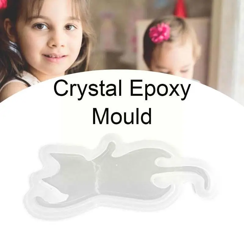 

Crystal Epoxy Mold Snowflake Kitten Elk Mirror Mold Jewelry Cat Style Making Handmade Animal Accessories DIY V7K8