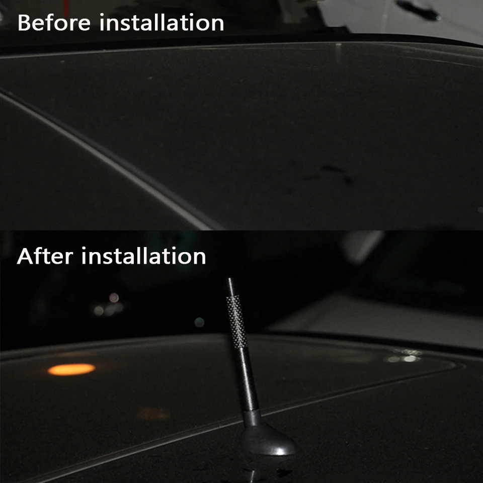 Автомобильная антенна FM/AM из углеродного волокна для радио на крышу Bmw E36 E46 E90 E91 E92