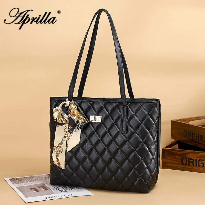 Aprilla tote сумки на плечо для женщин Повседневная сумка мягкие сумки женские большие сумки PWDL15