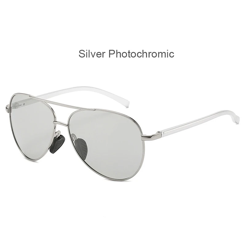 C6 silver photo HBK, меняющие цвет, солнцезащитные очки для мужчин и женщин, фотохромные, поляризационные, переходная линза, солнцезащитные очки, антибликовые, безопасные очки для вождения - Цвет линз: C6 silver photo