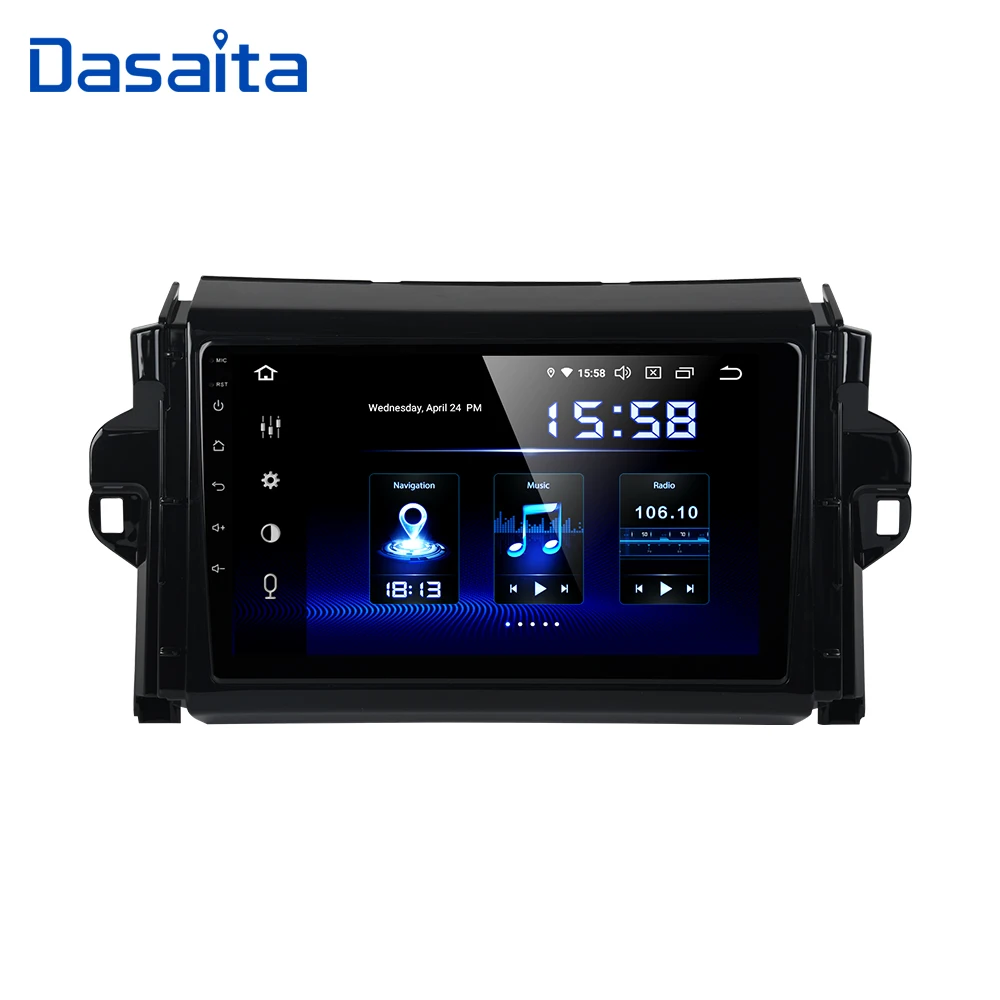 Автомагнитола Dasaita TDA7850 на Android 10 0 для Toyota Fortuner Radio 2016 2017 2018 GPS навигация Bluetooth MP3 IPS