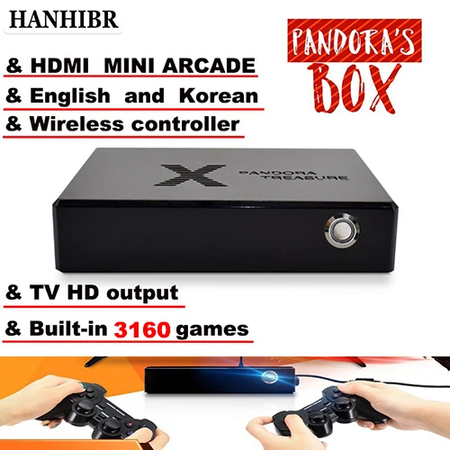 Pandora box 3D мини аркадная консоль 3160 в 1 Игровая приставка для видеоигр с лунным