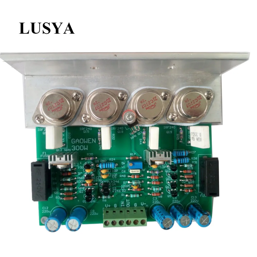Lusya 1 шт. HIFI две пары трубок 140 Вт моноканальный PCB плата обратитесь к Gao Wen FM line
