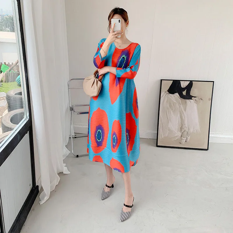 

Woman Dress Beach Style Print Thin Puff Sleeve Deep V Collar Chiffon Tassel Loose Wild 2021 New Summer Fashion dresses woman
