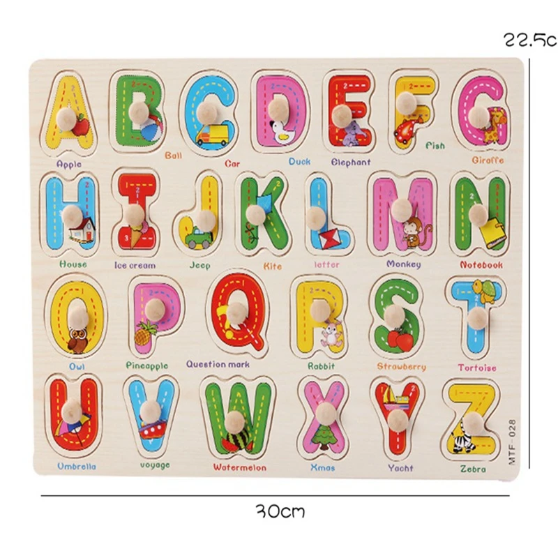 Деревянные головоломки для детей мультфильм животных игрушки Монтессори