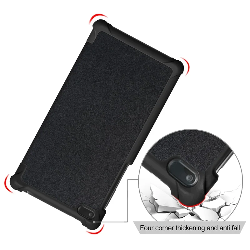 Чехол из ПУ для lenovo Tab4 Tab 4 7 дюймов TB-7504 TB-7504F TB-lenovo Tab 7 TB-7504X() Smart cover( release)+ подарок