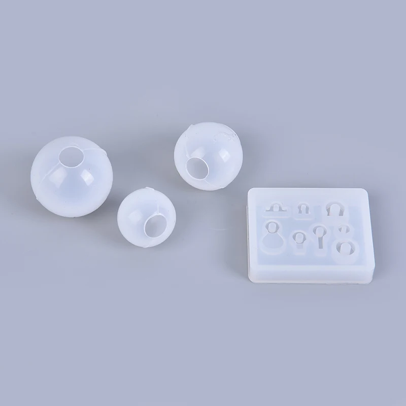 

4 шт./компл. прозрачный шарик, подвеска, смола, набор форм, силиконовая форма, форма для эпоксидной смолы, инструменты для изготовления ювелир...