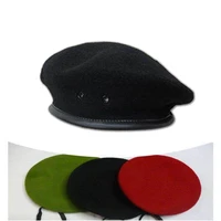 high quality breathable soldier training men beret hat male wool ivy caps gift