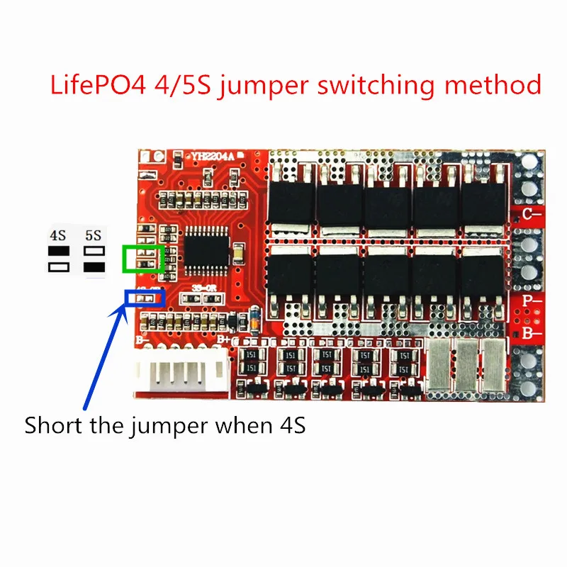 3S 4S 5s 50A BMS доска/55A 3,7 V литиевая батарея Защитная плата/3,2 V железная фосфат/LiFePO4 батарея BMS доска с балансом