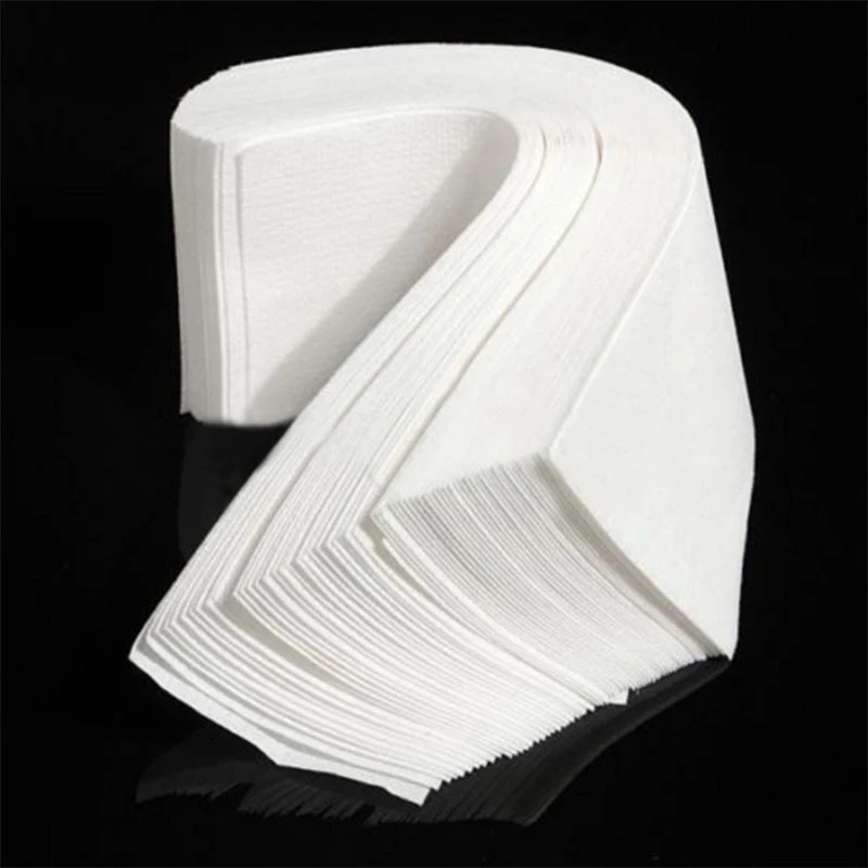 100 шт. бумага для удаления волос из нетканого материала удобная и Гигиеничная
