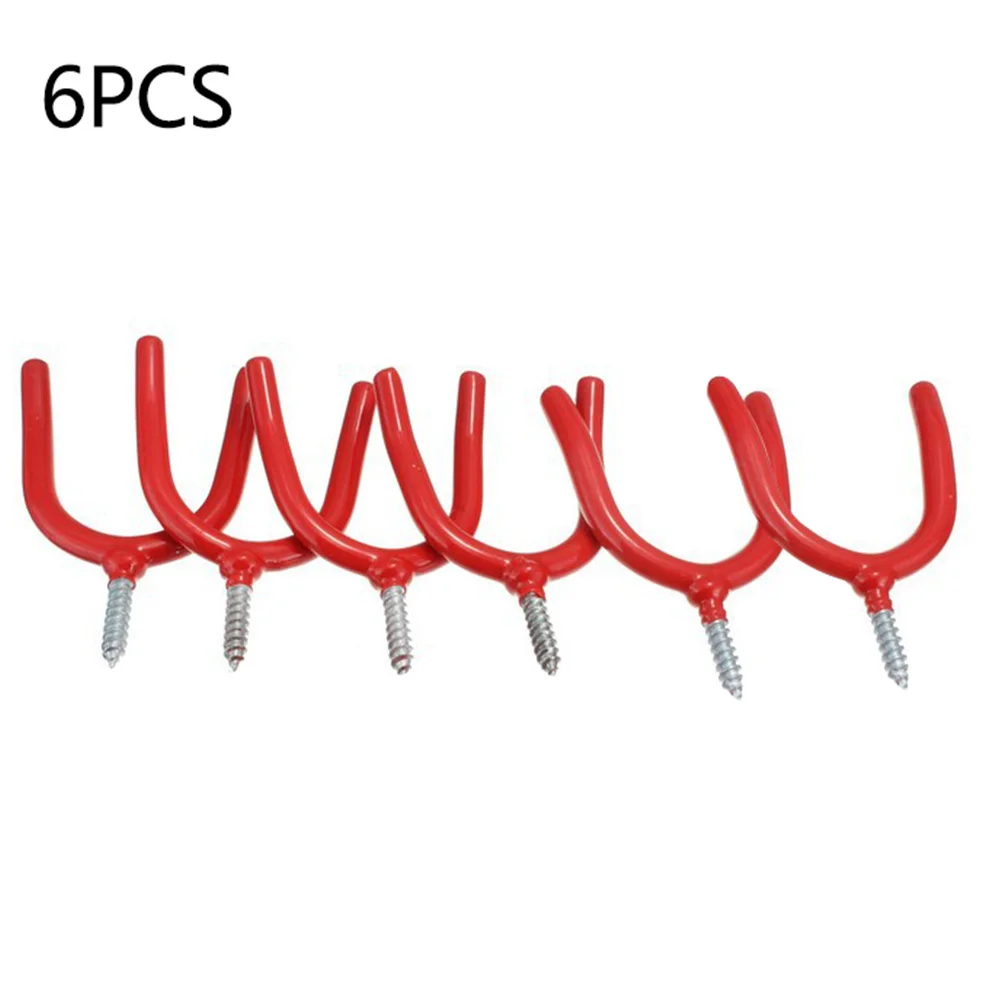 

6PCS Y-Shaped Plastic Dipping Tool Hook Garage Hook Multi-Purpose Hook Mop Hook handy