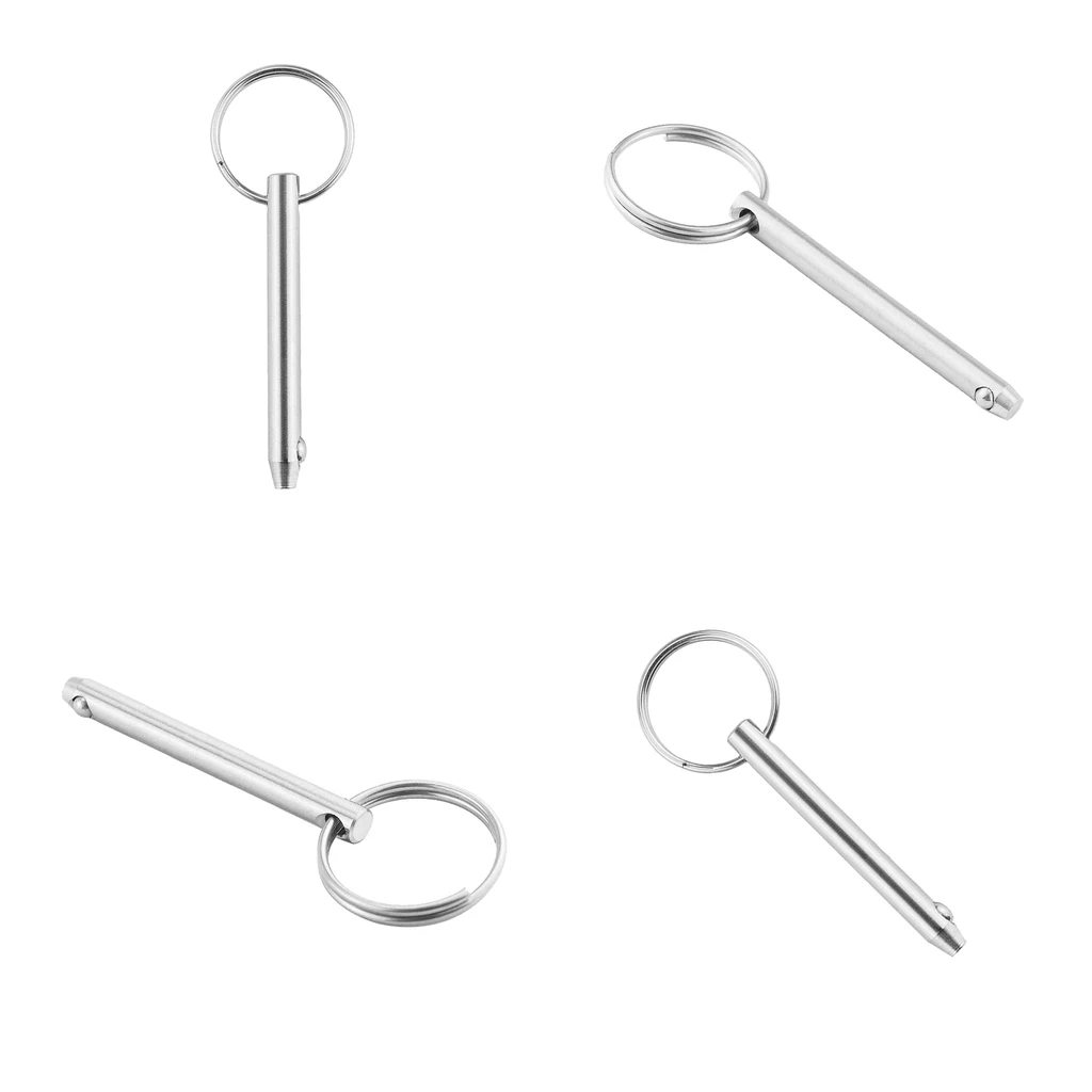 4x шарнир для лодки из нержавеющей стали с быстроразъемным штифтом 6 3X76 мм|Морское