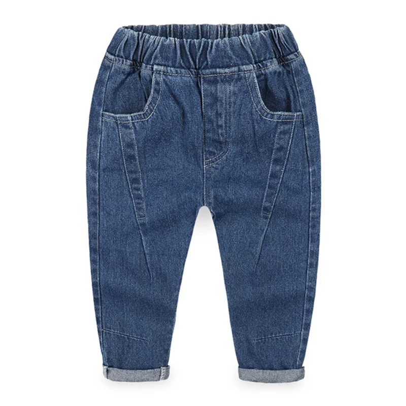

Autumn Spring Baby Boys Jeans Pants 2021 New Casual Long Pants Solid color Trousers for Girls Kids Clothes Denim Pants
