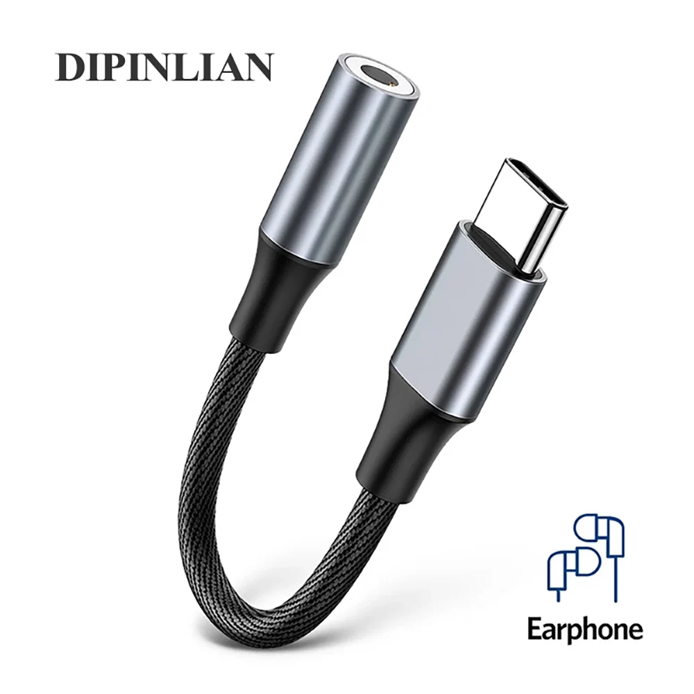Переходник с Type C папа на гнездо 3 5 мм мама переходник USB Type-c аудиокабель для
