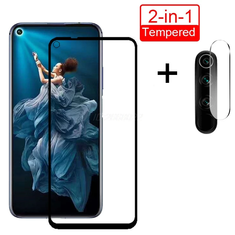 

Закаленное стекло 2 в 1 для Huawei Honor 20 10 Lite 20 Pro Honor 10i 20i V10 V20 V9 Play, Защита экрана для Honor 9X Pro, стекло