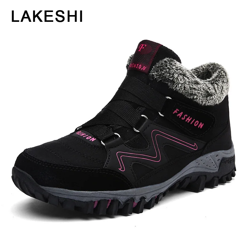 Новая женская обувь женские ботинки без застежки теплые плюшевые зимние зимняя