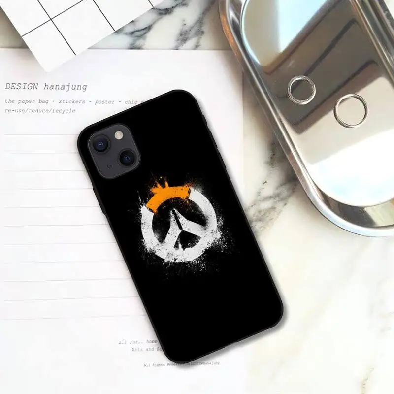 Чехол O-Overwatchs для iPhone 11 12 Mini 13 Pro XS Max X 8 7 6s Plus 5 SE XR | Мобильные телефоны и аксессуары