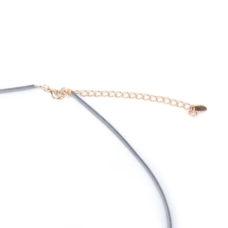 Мода простой креативный блок эллипса кулон коричневая цепочка браслет ручной