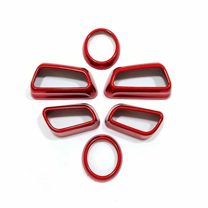 

For Toyota Highlander XU70 2021 2022 Car Cover Frame Detector ABS Seat Adjustment Knob Button Switch Trim Stick Parts 6pcs