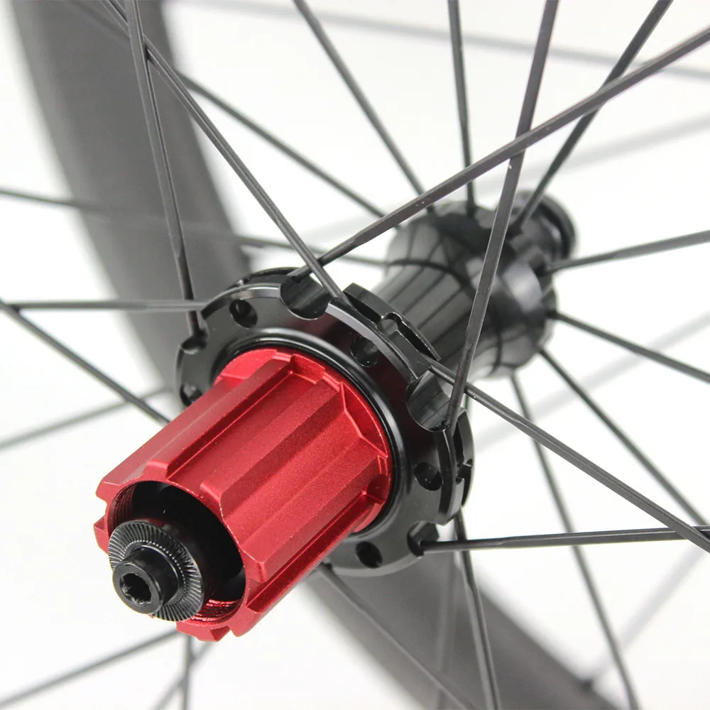 ELITEWHEELS шоссейные велосипедные Углеродные колеса 700c бескамерная покрышка