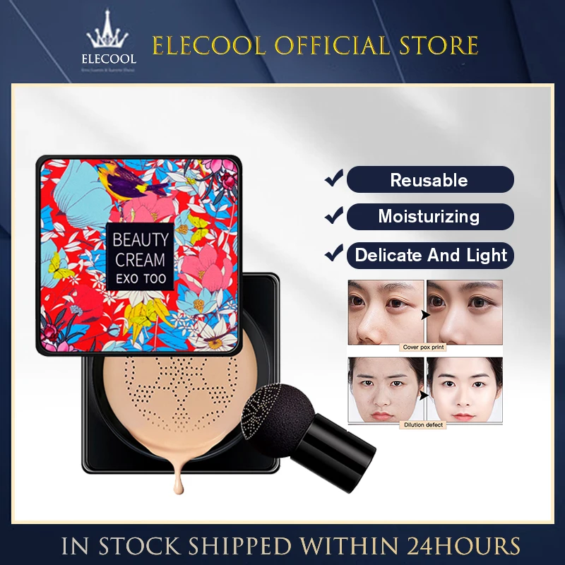 Консилер BB &amp CC с воздушной подушкой в форме грибов крем для макияжа осветляет